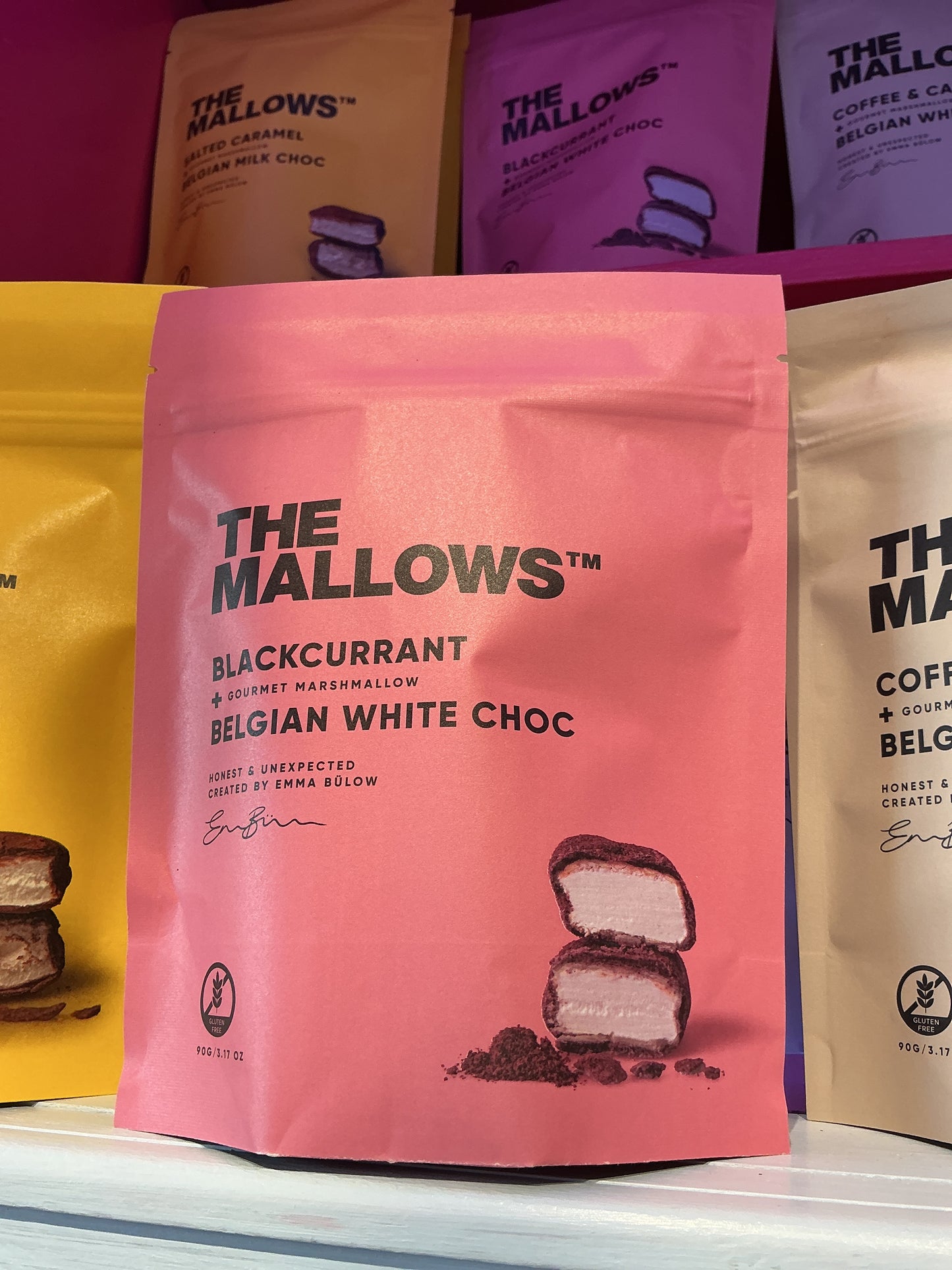 The Mallows Blackcurrant & Belgian White Chocolate