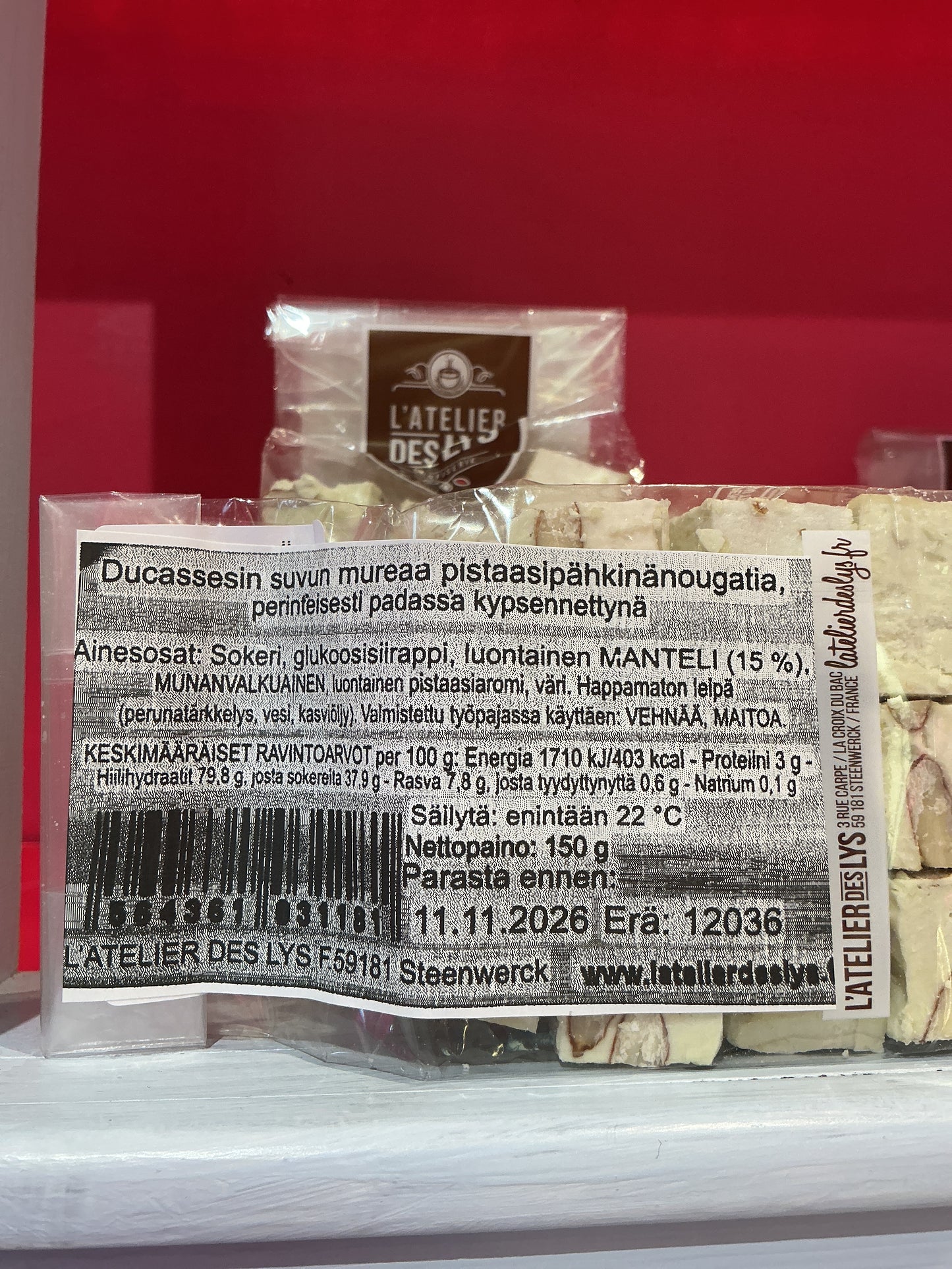 Pistachio Nougat