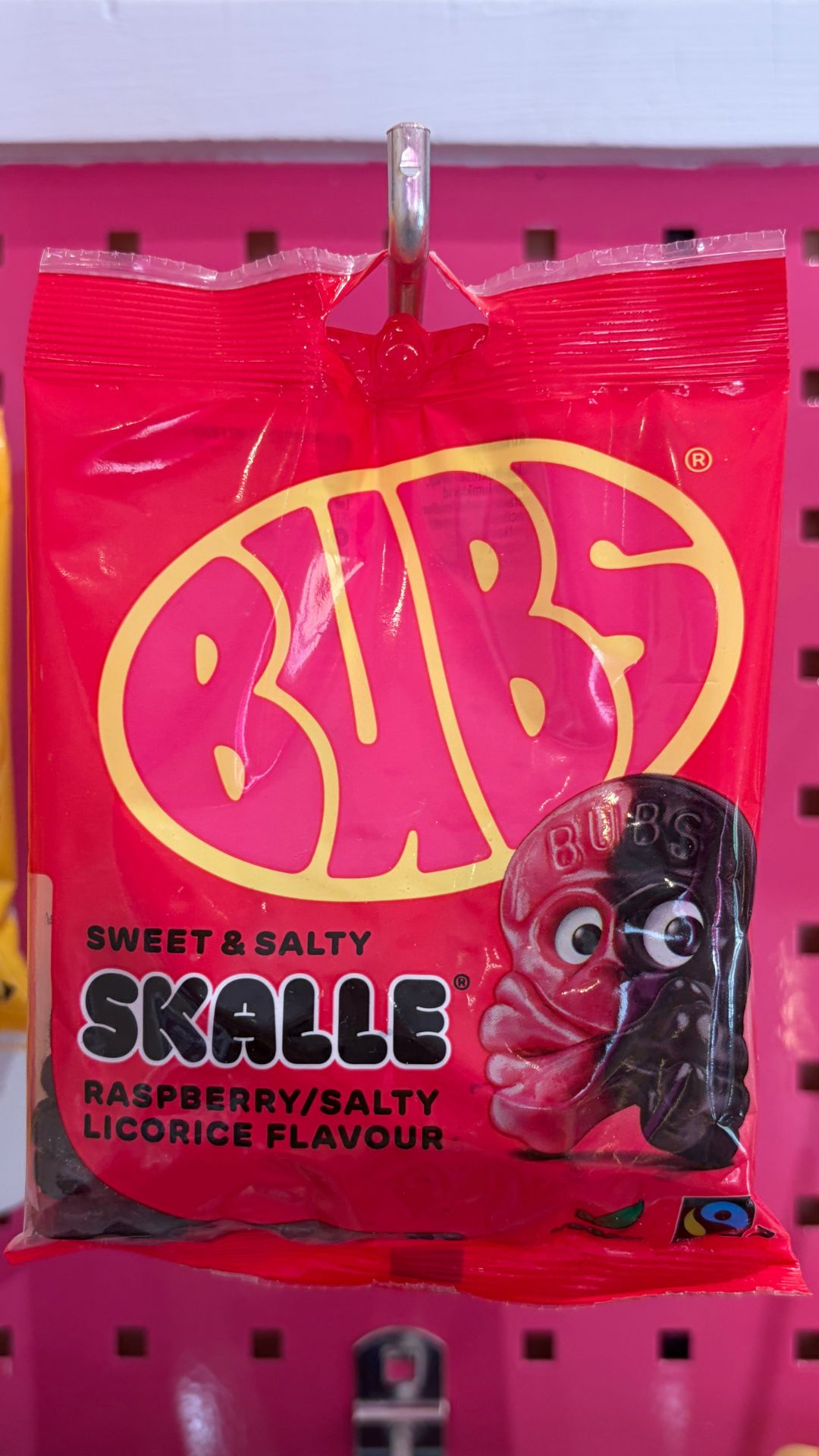 BUBS Sweet & Salty Skalle Raspberry/Salty Licorice