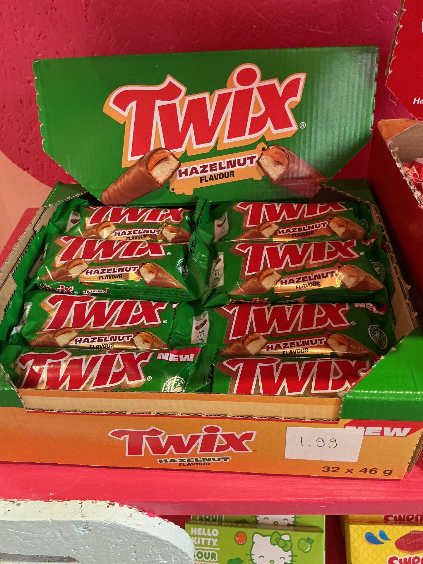 Twix hazelnut flavour