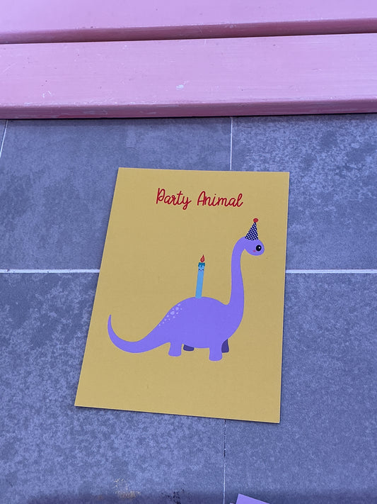 Kortti ”Party Animal”