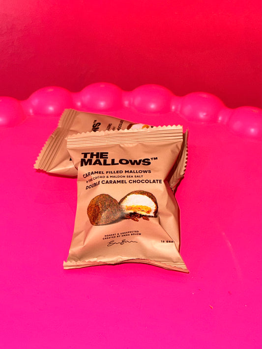 The Mallows Double Caramel Chocolate + Cacao & Maldon Sea Salt