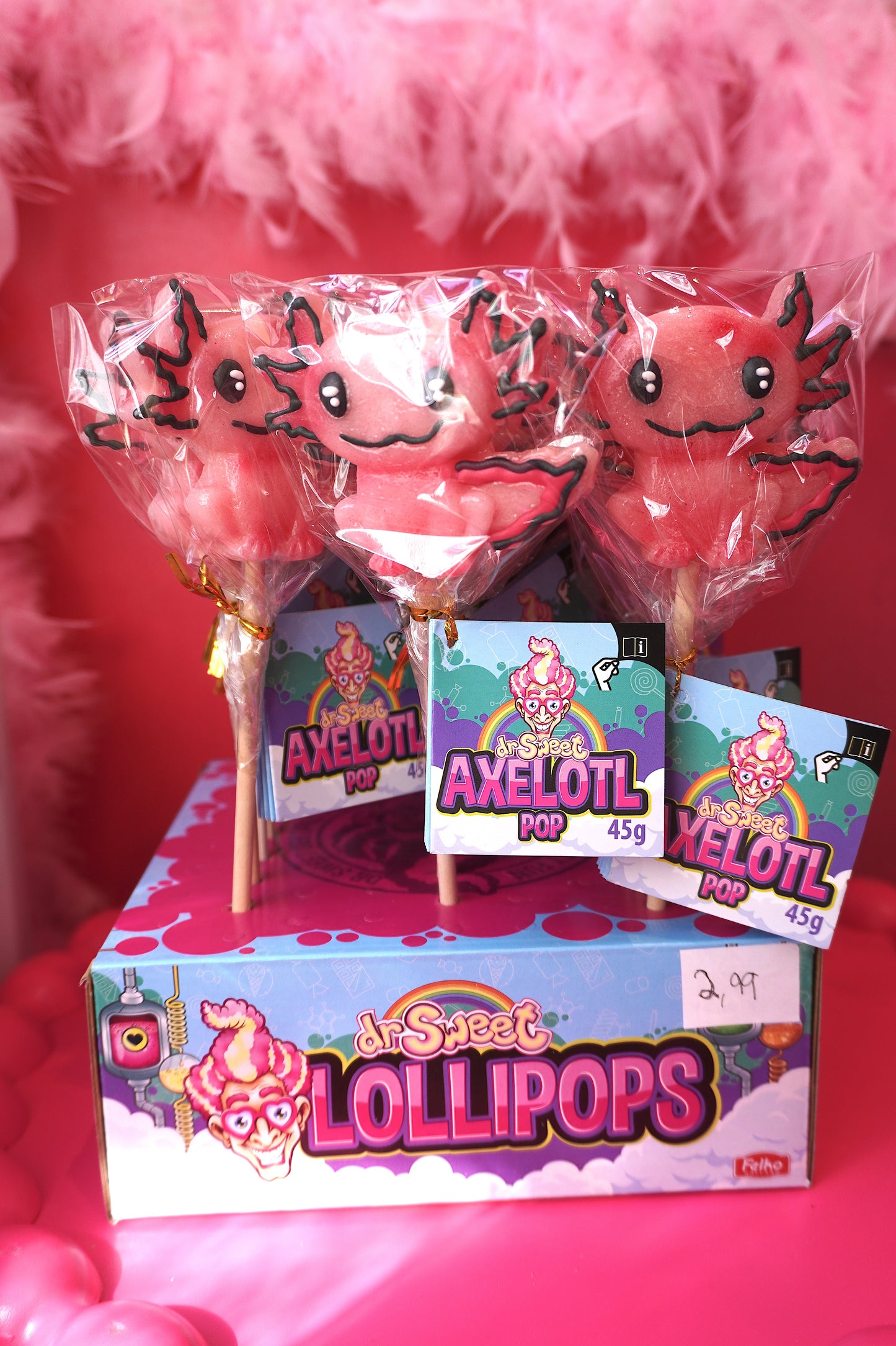Dr Sweet Axolotl Pop